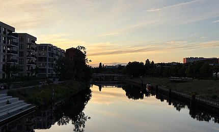 Sonnenuntergang kanal 2